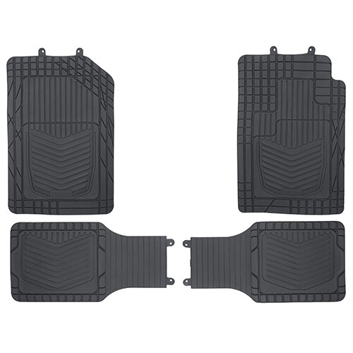 Michelin All Weather Universal Floor Mats 4PC - Black