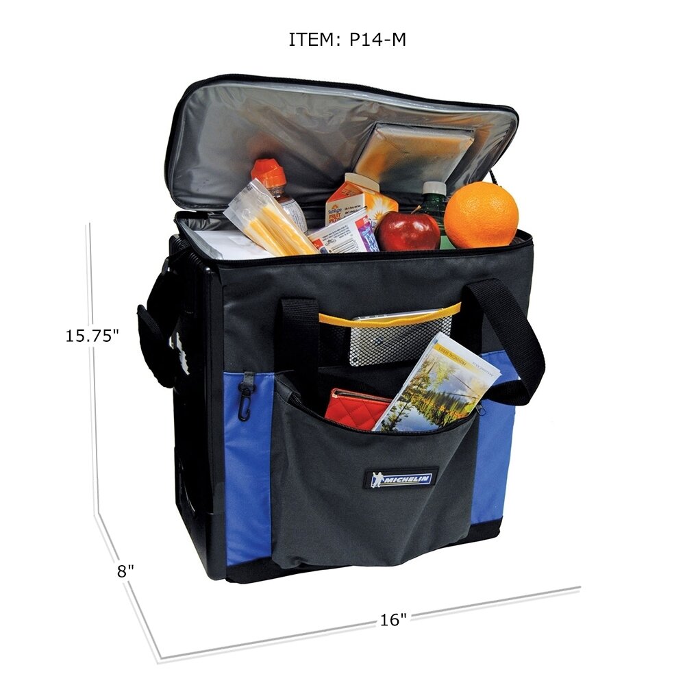 Michelin® Hybrid Portable 14L Cooler Warmer 110V AC 12V DC